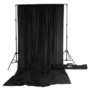 Savage Muslin Background Black 3.04m x 3.65m Standard Weight