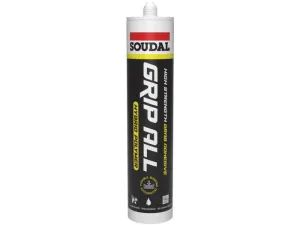 Soudal Grip All White Hybrid Polymer Adhesive - 290ml