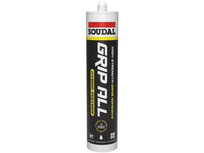 Soudal Grip All White Hybrid Polymer Adhesive - 290ml