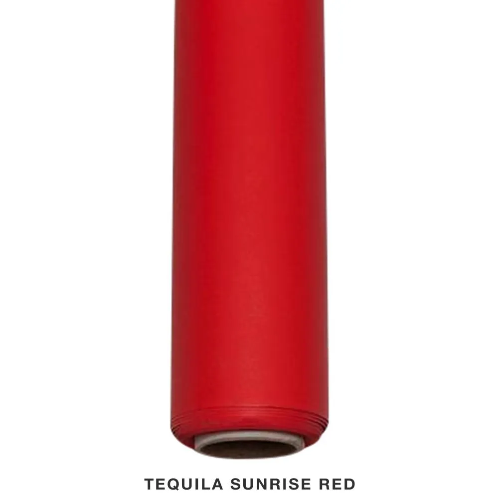 Spectrum Non-Reflective Full Paper Roll Backdrop (2.7 x 10M) - Tequila Sunrise Red