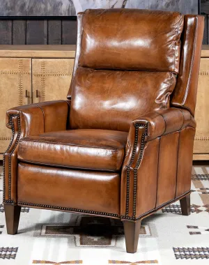 Stanford Brown Leather Recliner