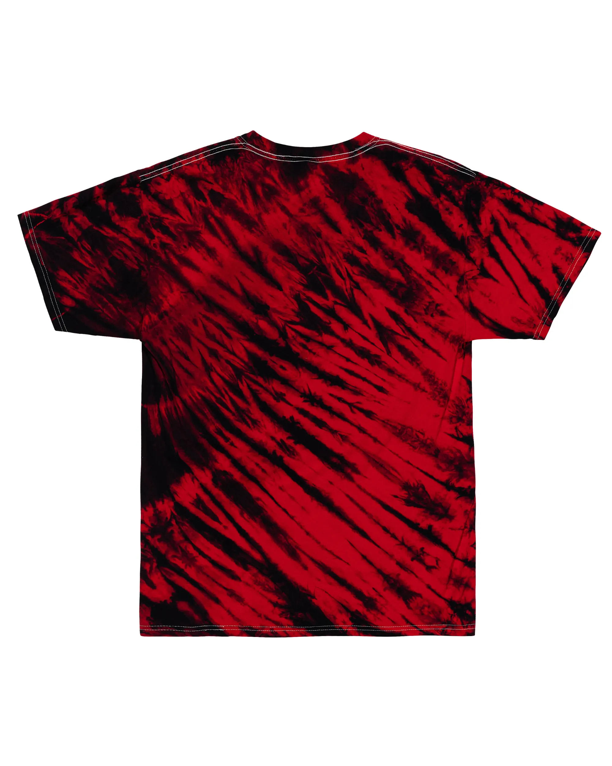 TEAM SHOP - Black/Red Tiger Stripe Tie Dye Tee