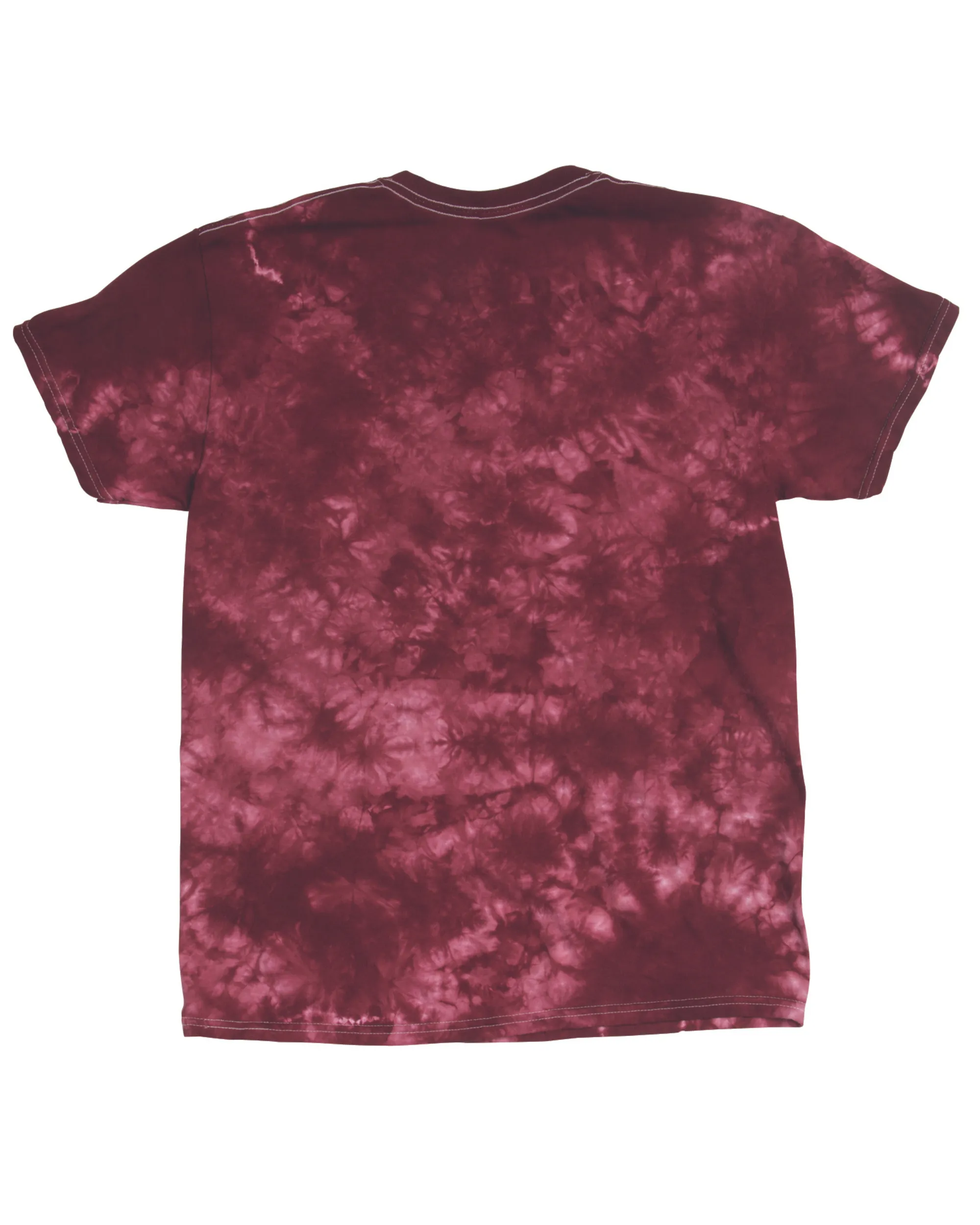 TEAM SHOP - Tie Dye Paw Print Tee - Maroon