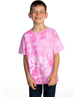 TEAM SHOP - Tie Dye Paw Print Tee - Pink