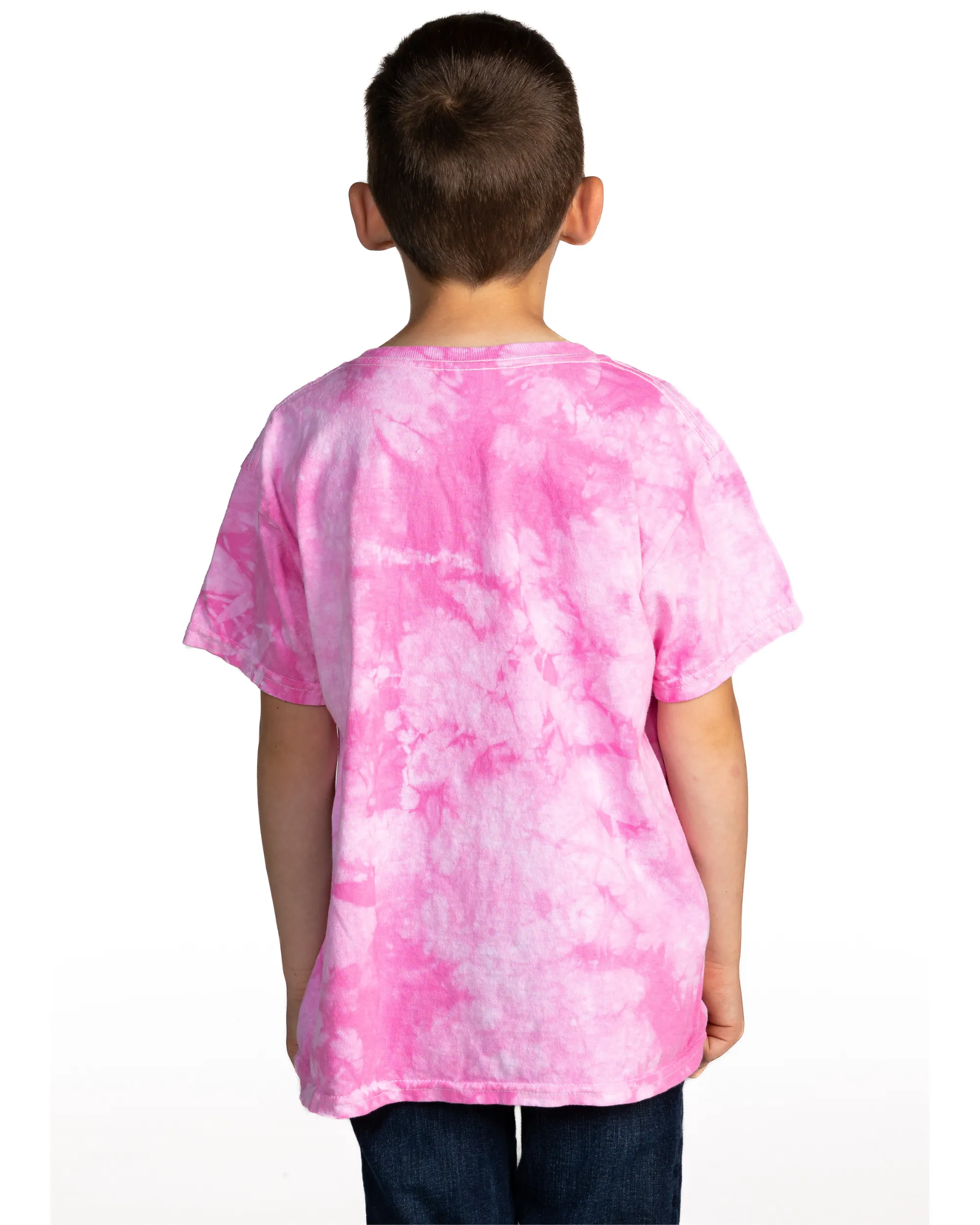 TEAM SHOP - Tie Dye Paw Print Tee - Pink