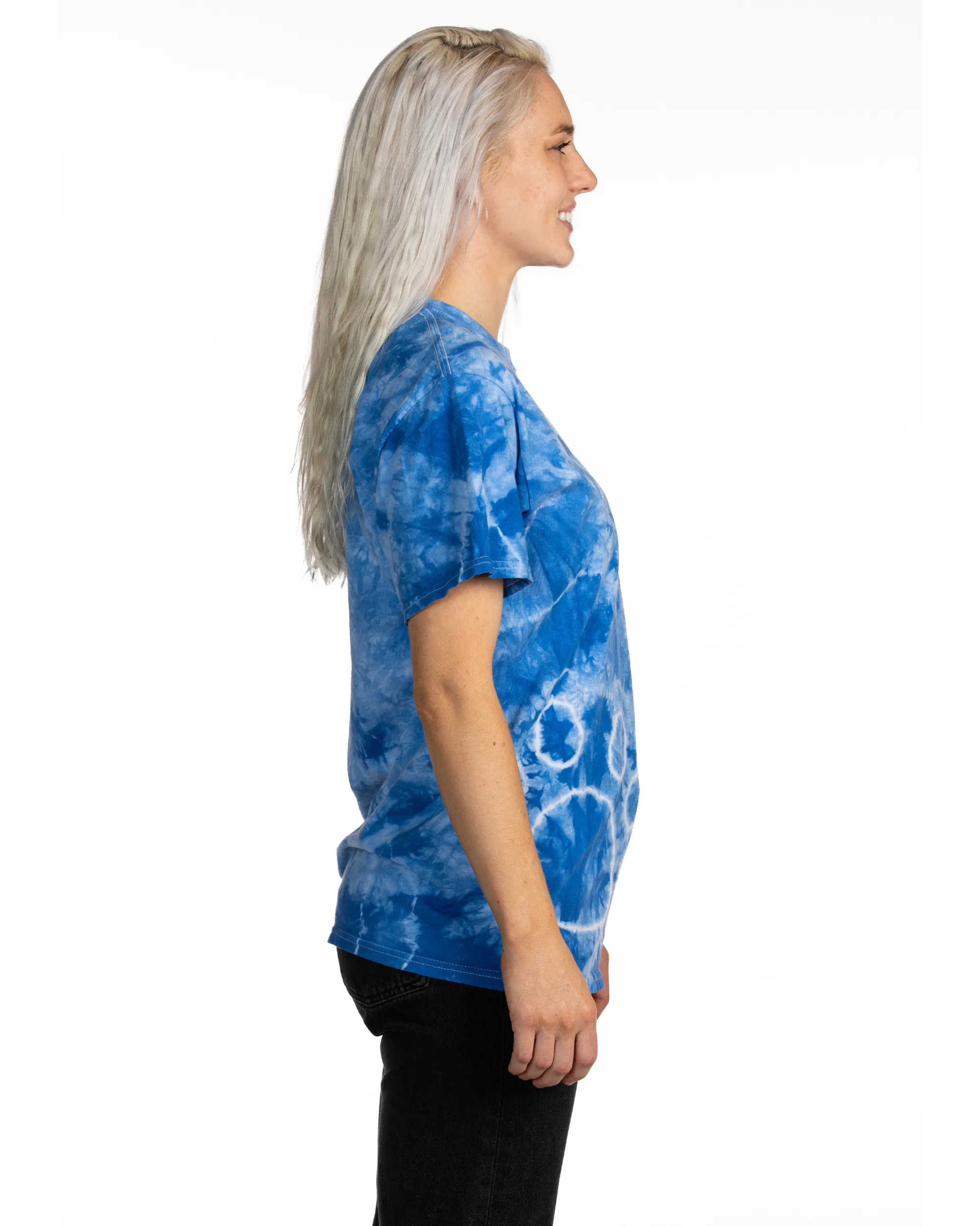 TEAM SHOP - Tie Dye Paw Print Tee - Royal