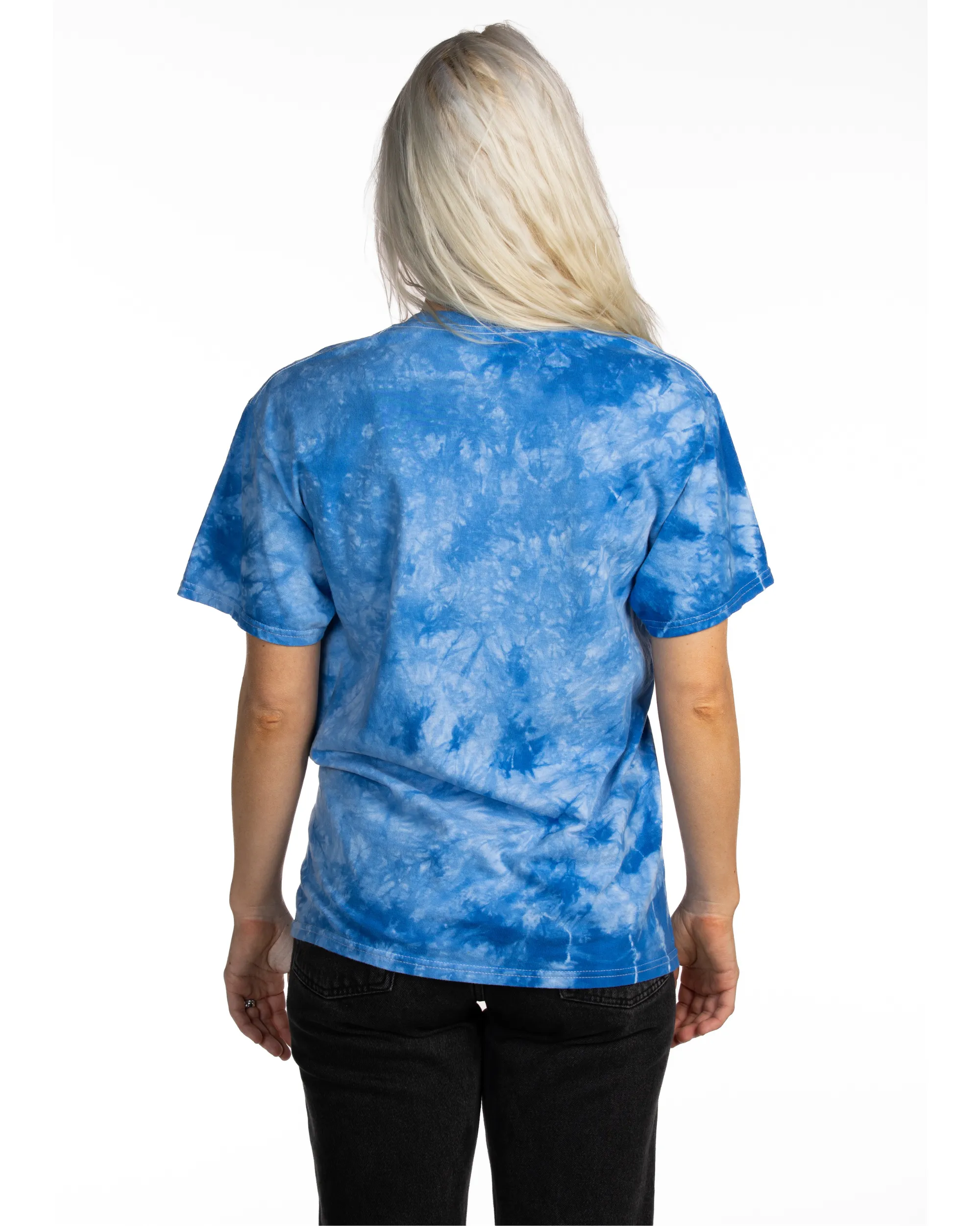 TEAM SHOP - Tie Dye Paw Print Tee - Royal