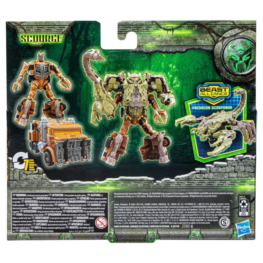 Transformers Rise Of The Beasts Beast Combiner 2-Pack Scourge & Predacon Scorponok