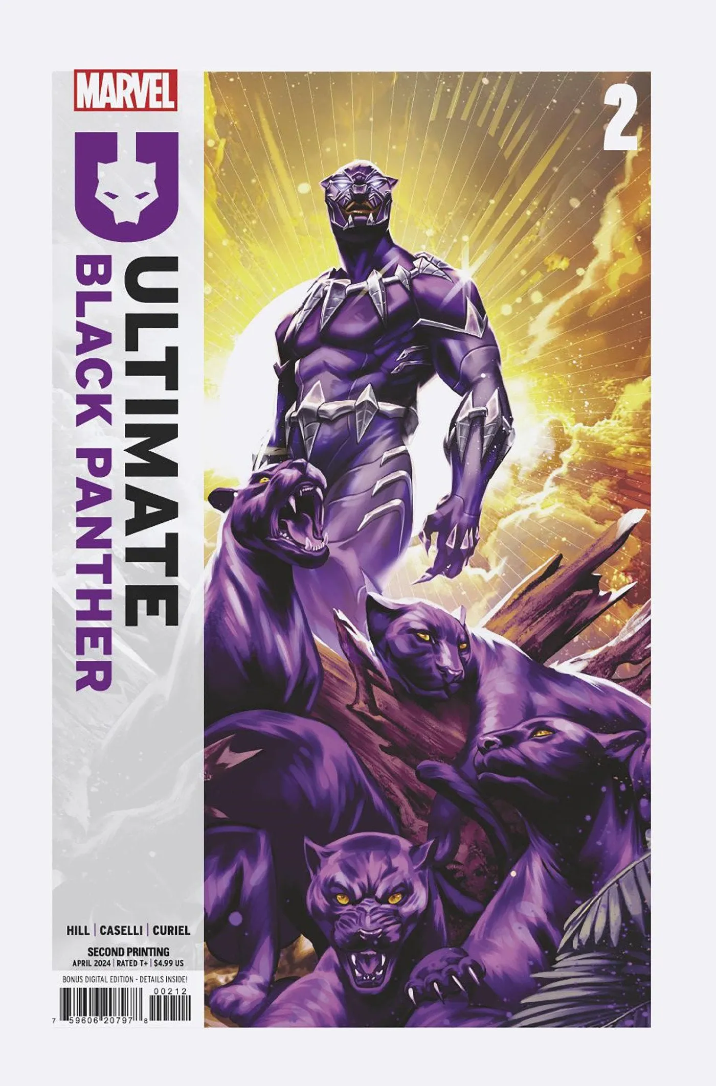 ULTIMATE BLACK PANTHER #2 MATEUS MANHANINI 2ND PRINTING VARIANT