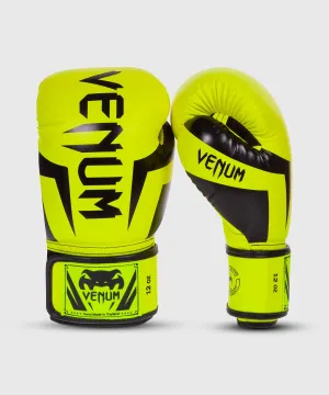 Venum Elite Boxing Gloves - Neo Yellow