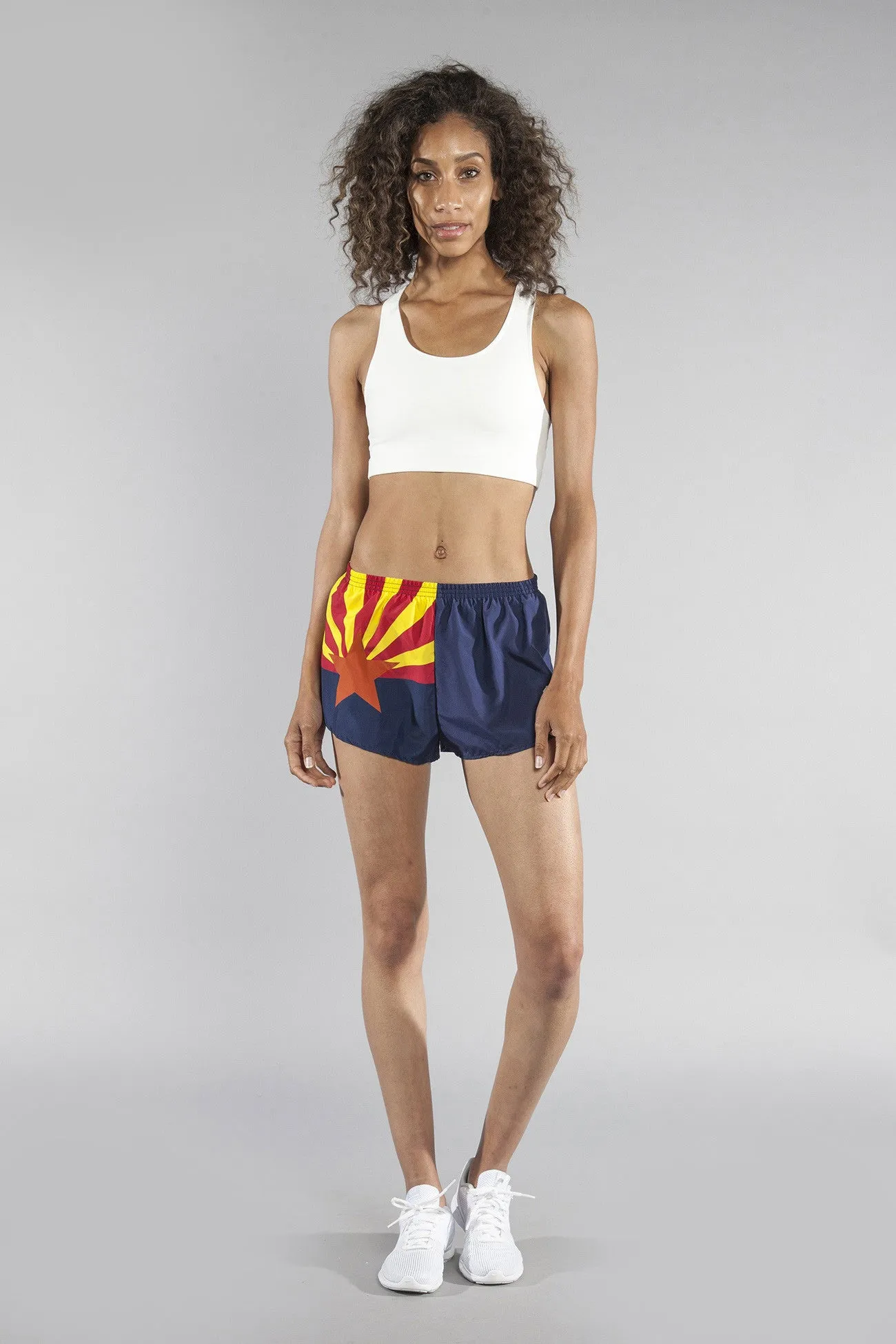 Women's 1" Elite Split Flag Shorts - Arizona