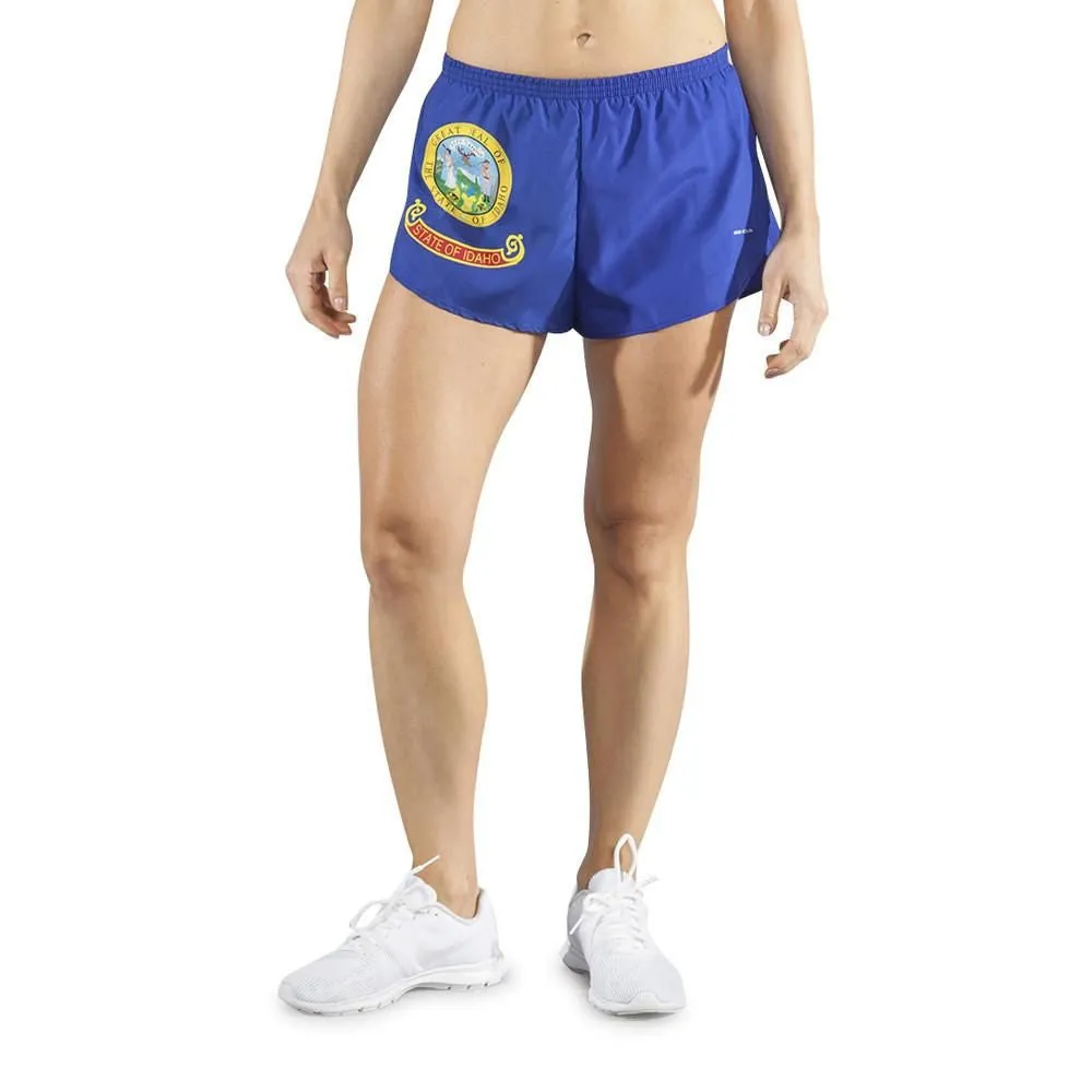 Women's 1" Elite Split Flag Shorts - Idaho