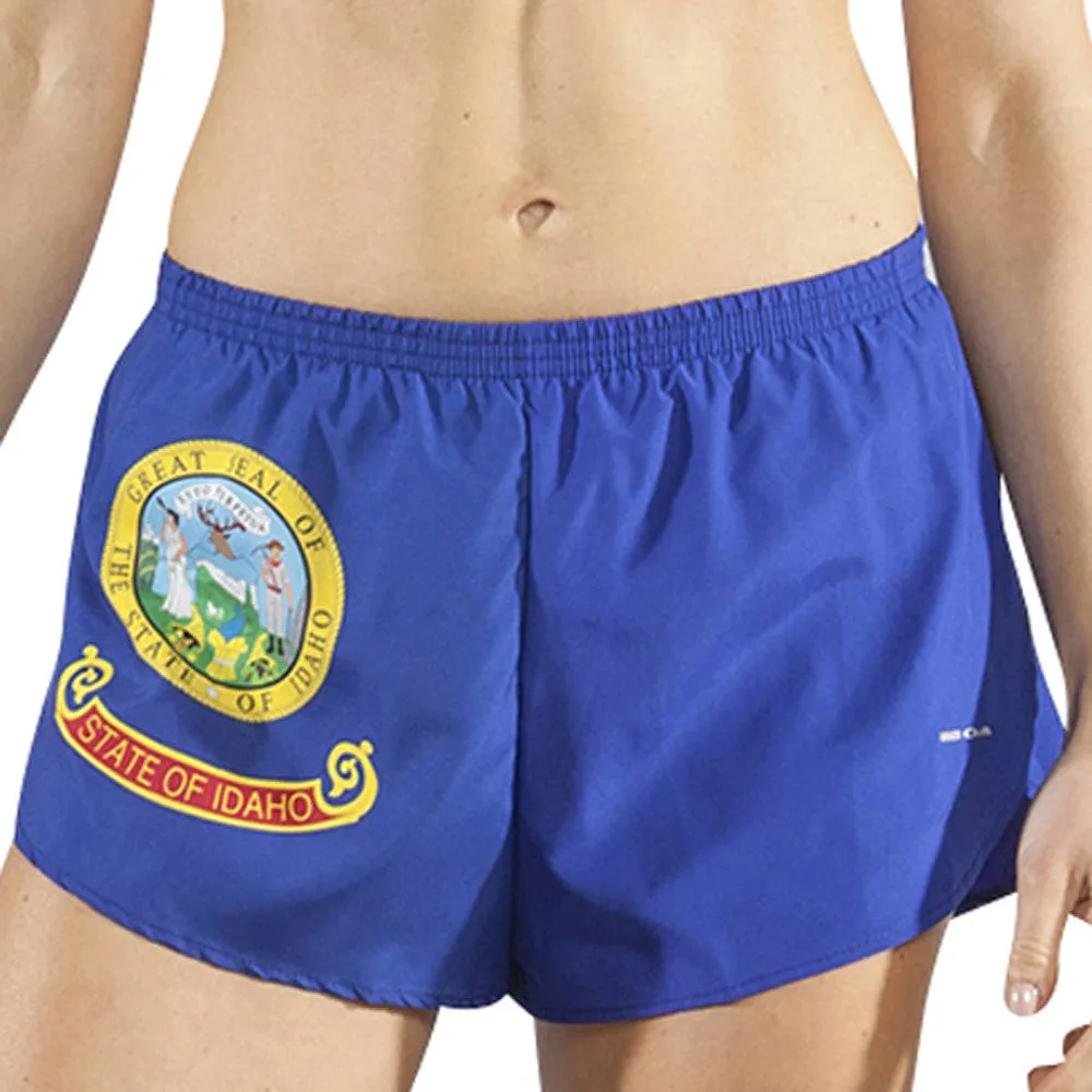 Women's 1" Elite Split Flag Shorts - Idaho