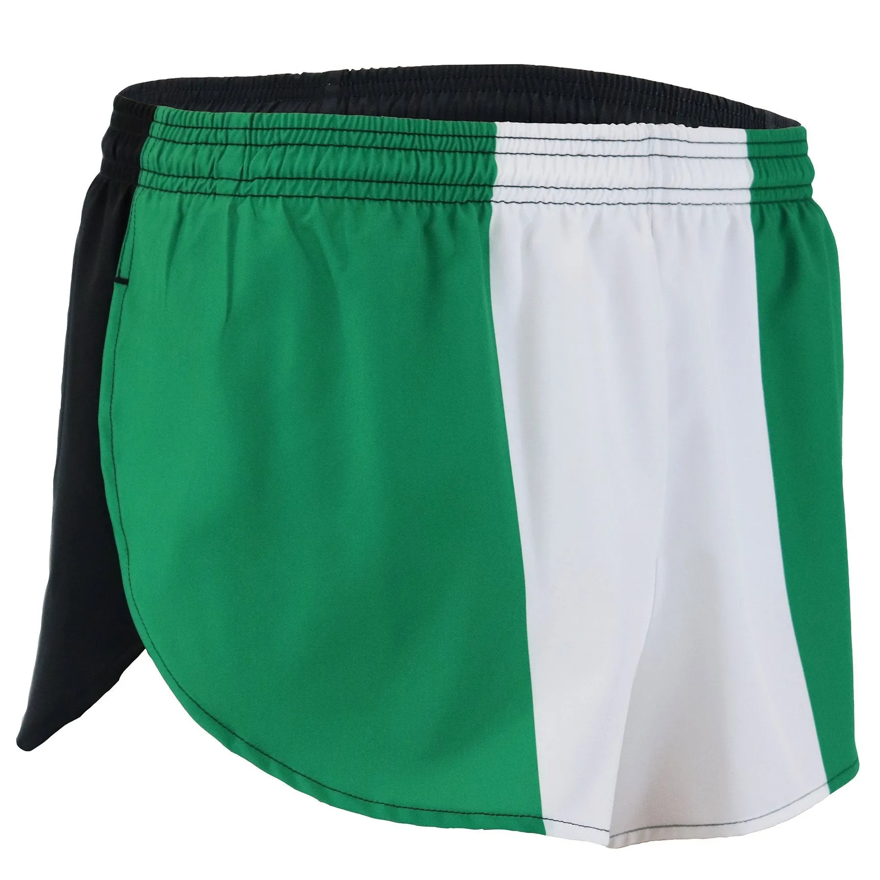 Women's 1" Elite Split Flag Shorts [N-Z] - Nigeria