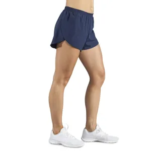 Women's Solid 1" Elite Split Shorts - Navy