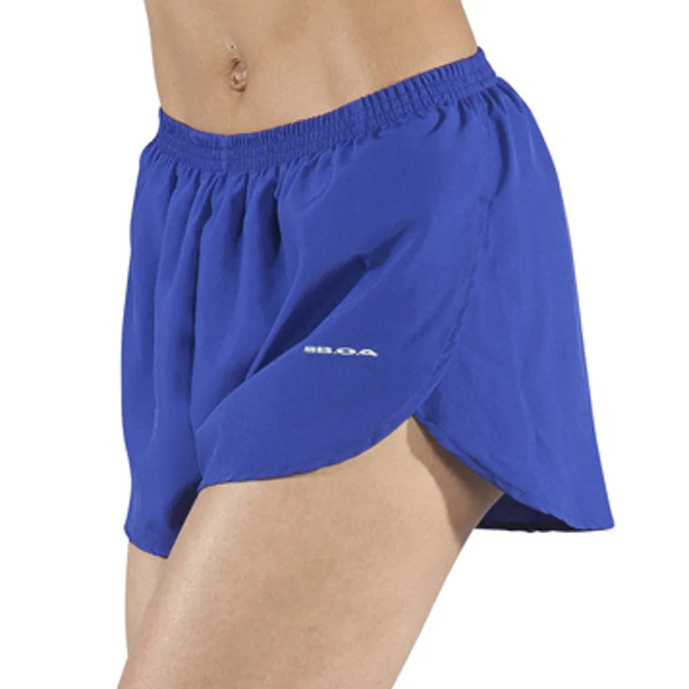 Women's Solid 1" Elite Split Shorts - Royal