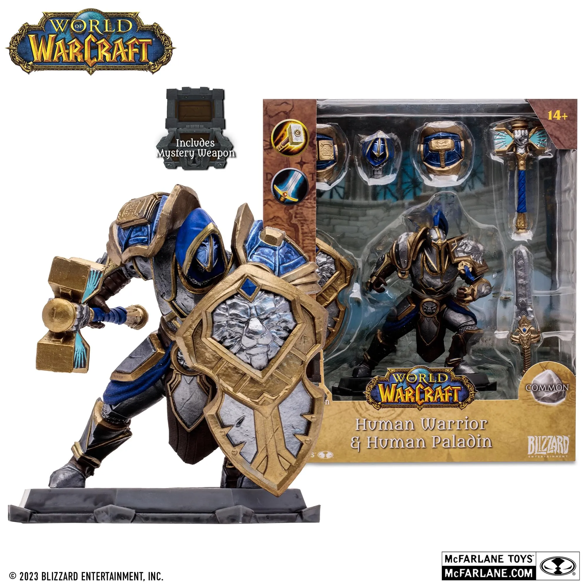 World of Warcraft 6 Inch Figure | Human: Paladin /Warrior